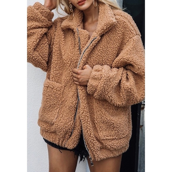 🆕LAST ONE! Dakota Zip Up Sherpa Coat - Picture 5 of 8